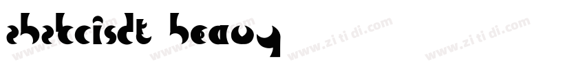 ZHZKCISDT Heavy字体转换
